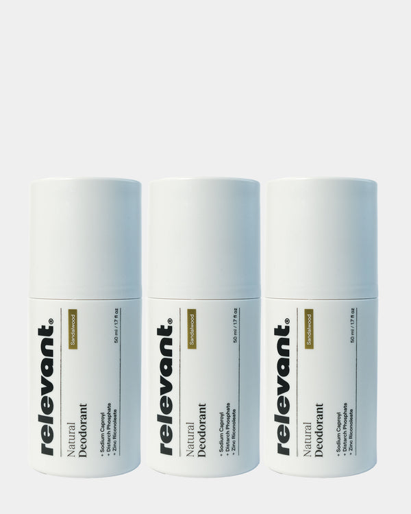 Natural Deodorant (3-pack)